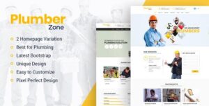 Plumber Zone - Chủ đề WordPress về Hệ thống nước, Sửa chữa & Xây dựng