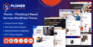 Plumer - Dịch vụ sửa chữa hệ thống nước & sửa chữa Theme WordPress