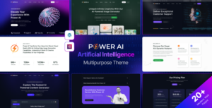 PowerAI - Theme WordPress đa năng trí tuệ nhân tạo dành cho Elementor