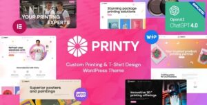 Printy — Chủ đề WordPress Thiết kế áo thun và in ấn tùy chỉnh