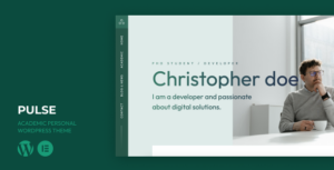 Pulse - Chủ đề WordPress cá nhân mang tính học thuật