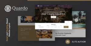 Quado | Chủ đề WordPress khách sạn sang trọng