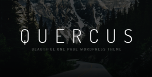 Quercus - Chủ đề WordPress một trang đáp ứng