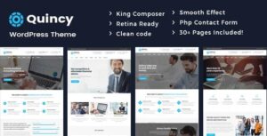 Quincy - Chủ đề WordPress tư vấn kinh doanh