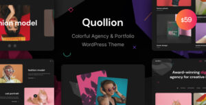Quollion - Chủ đề WordPress dành cho đại lý & danh mục đầu tư đầy màu sắc