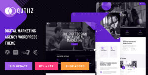 Qutiiz - Chủ đề WordPress của Cơ quan tiếp thị kỹ thuật số