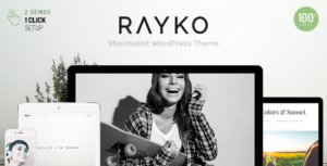Rayko - Chủ đề WordPress đa khái niệm tối giản