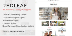 Redleaf - Một chủ đề WordPress về blog và tạp chí sạch sẽ