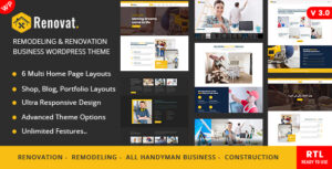Renovat - Chủ đề WordPress Xây dựng Xây dựng
