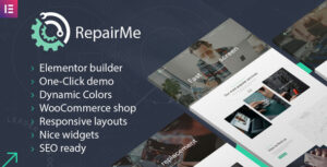 RepairMe - Chủ đề WordPress Sửa chữa tiện ích & thiết bị gia dụng với CRM