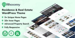 Rhoomy – Chủ đề danh sách WordPress bất động sản
