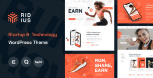 Ridius - Chủ đề WordPress khởi nghiệp & công nghệ