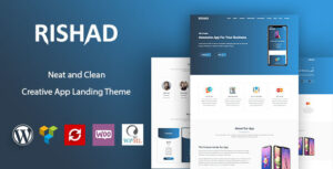 Rishad - Chủ đề WordPress đích ứng dụng