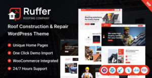 Ruffer - Chủ đề WordPress Xây dựng & Sửa chữa Mái nhà