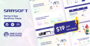 SaaSoft - Chủ đề WordPress khởi động & khởi nghiệp SaaS