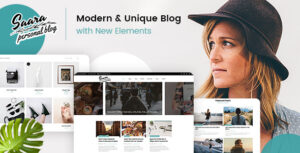 Saara - Blog WordPress tối giản