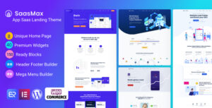 Saasmax - Chủ đề WordPress khởi nghiệp Saas
