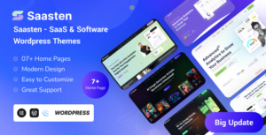Saasten - SaaS & Chủ đề WordPress đích phần mềm
