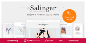 Salinger - Chủ đề WordPress dành cho danh mục đầu tư và blog cá nhân