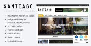 Santiago - Chủ đề tạp chí WordPress đáp ứng
