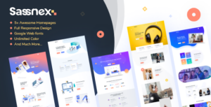 Sassnex - Chủ đề WordPress đa khái niệm cho ứng dụng, Saas & Startup