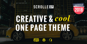 ScrolleUP - Chủ đề WordPress một trang sáng tạo
