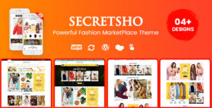 SecretSho - Chủ đề Cửa hàng thời trang WordPress WooC Commerce MarketPlace (Bao gồm bố cục trên thiết bị di động)