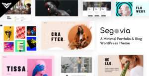 Segovia - Một chủ đề WordPress về danh mục đầu tư và blog tối giản