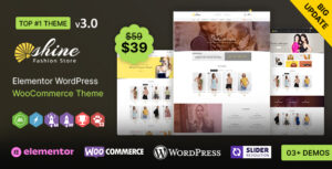 Shine - Chủ đề đáp ứng WooC Commerce