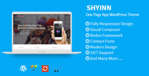Shyinn - Chủ đề WordPress ứng dụng một trang