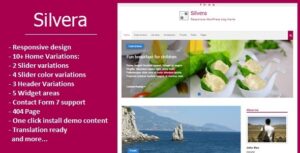 Silvera - Chủ đề blog WordPress đáp ứng