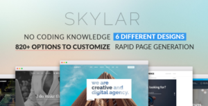 Skylar - Theme WordPress đa mục đích nhanh, được tối ưu hóa và có khả năng tùy chỉnh cao