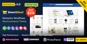 SmartElect WP - Chủ đề WooC Commerce Elementor