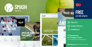 Smash - Chủ đề WordPress quần vợt