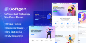 Softgen - Chủ đề WordPress phần mềm & công nghệ
