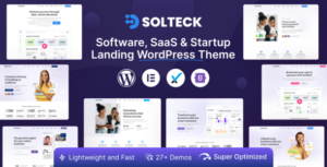 SolTeck - Chủ đề WordPress phần mềm, khởi nghiệp và SaaS Landing