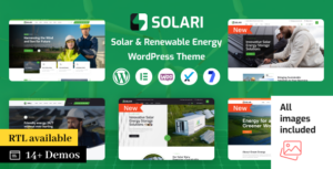 Solari - Chủ đề WordPress về Sinh thái & Năng lượng Mặt trời