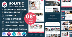 Solutic - Giải pháp và dịch vụ CNTT Theme WordPress