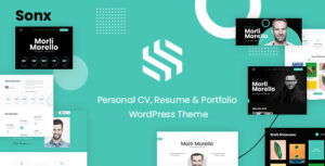 Sonx - Chủ đề WordPress về sơ yếu lý lịch cá nhân và danh mục đầu tư