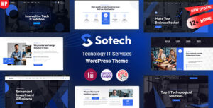 Sotech - Theme WordPress tư vấn kinh doanh CNTT & Công nghệ
