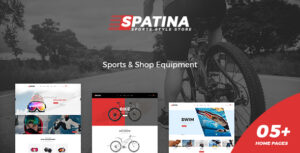 Spatina – Chủ đề WordPress dành cho cửa hàng thể thao WooC Commerce