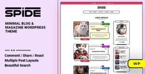 Spide - Theme WordPress & Blog cá nhân