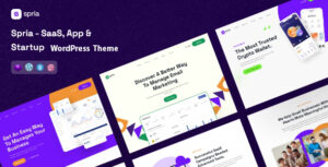 Spria - SaaS, chủ đề WordPress dành cho ứng dụng và khởi động
