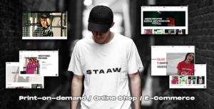 Staaw - Chủ đề WooC Commerce in theo yêu cầu