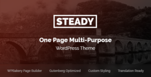 Steady - Chủ đề WordPress đa mục đích một trang