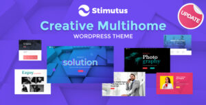 Stimutus - Chủ đề WordPress dựa trên Multihome Elementor sáng tạo