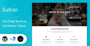Sultan - Chủ đề WordPress dành cho doanh nghiệp một trang