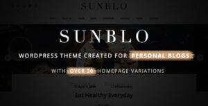 Sunblo - Chủ đề blog WordPress đáp ứng
