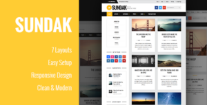 Sundak - Chủ đề blog và tạp chí