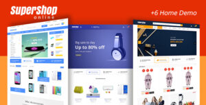 Super Shop - Chủ đề WordPress WooC Commerce đáp ứng RTL của Cửa hàng thị trường